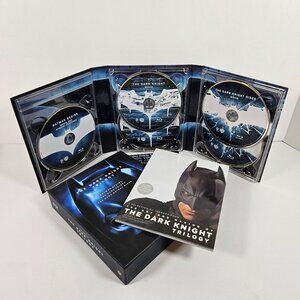 Dark Knight Trilogy Blu Ray Limited Edition set 3 Batman Movies Bonus Extras